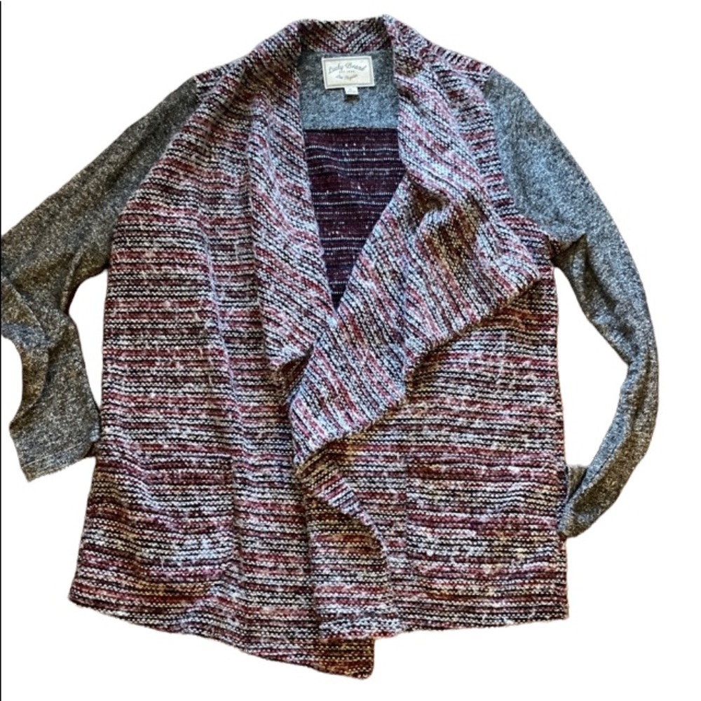 Lucky Brand oversized rough nubbed cardigan size XL